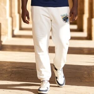 NWT Staple Men’s White Joggers Sweatpants “Seeing Eye” Creativity & Magic Size L